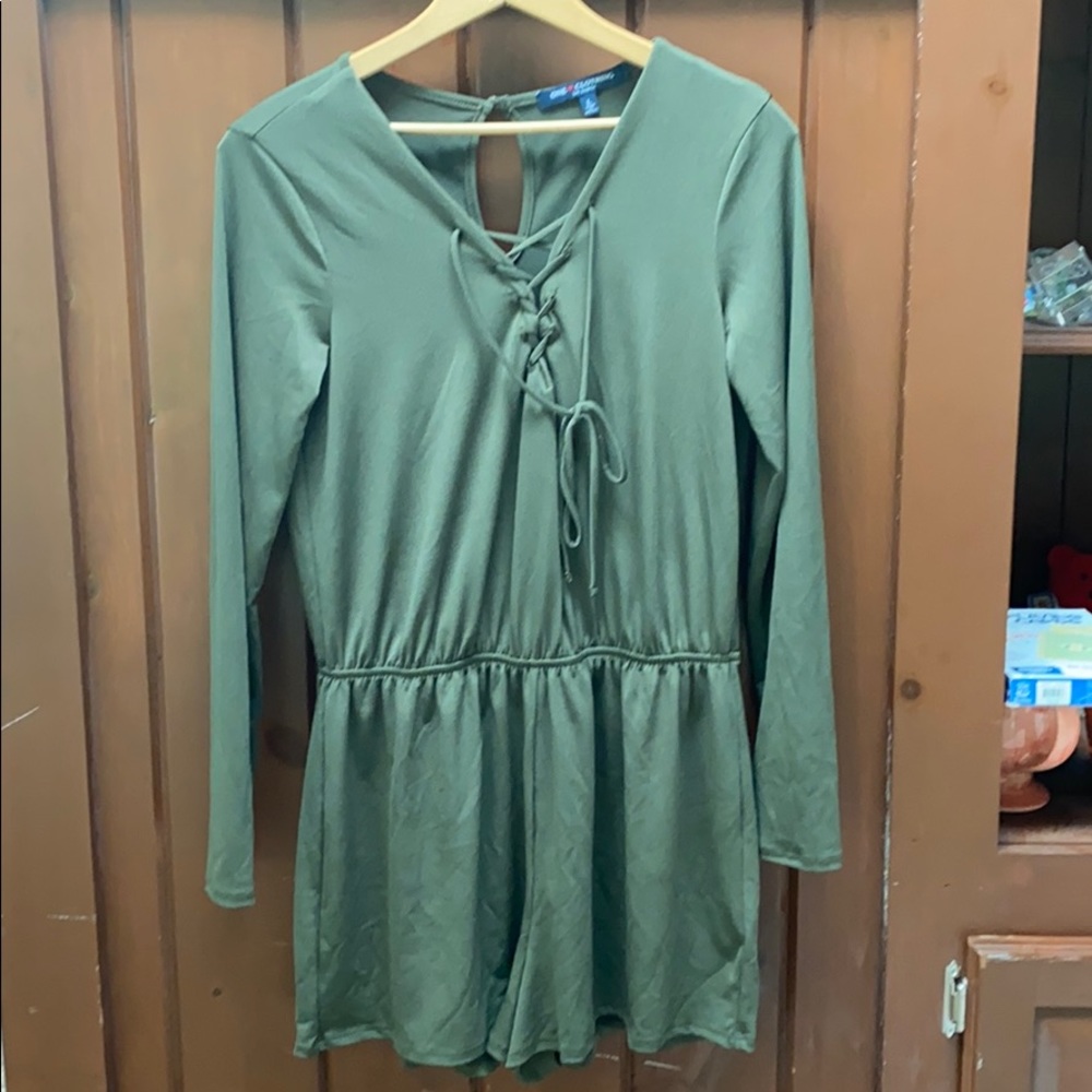 Gorgeous green romper